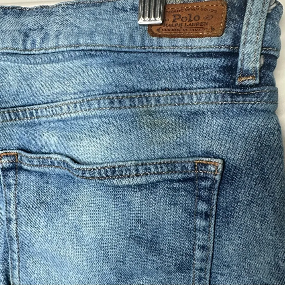 Polo Ralph Lauren Women’s Tompkins Skinny High-Rise Raw Hem Ankle Jeans 32 - Image 7