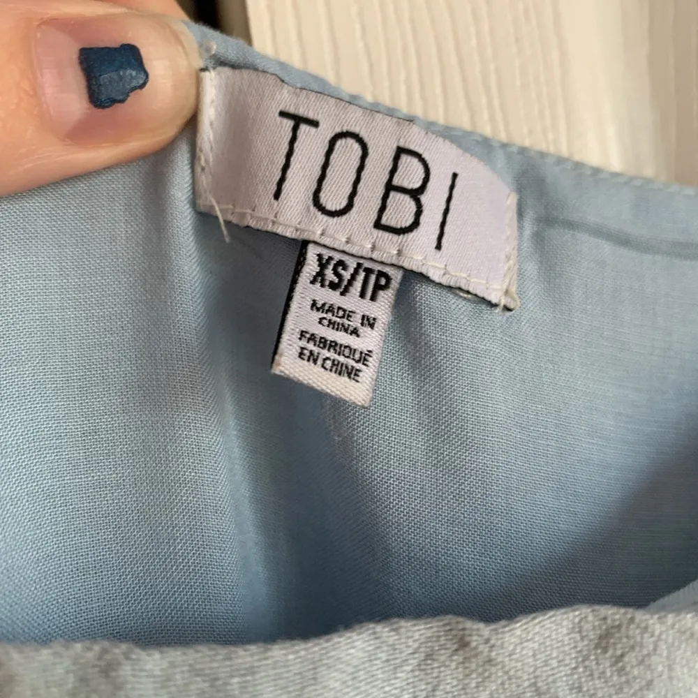 Light Blue Tobi Mini Dress - Image 2