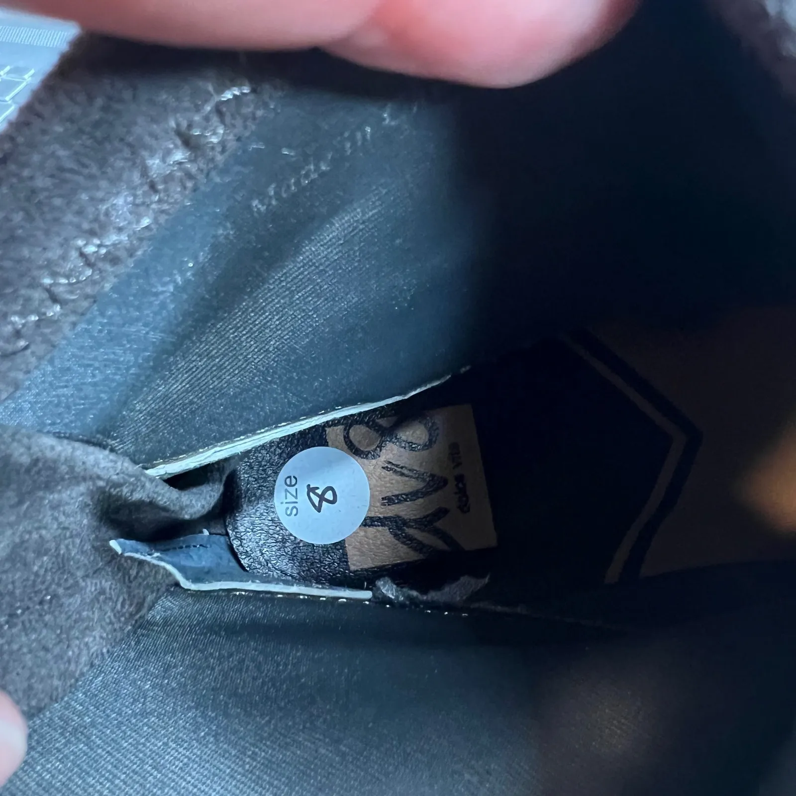 DV8 Dolce Vida Jonah Stretch Bootie Size 8 Gray Ankle Boots Block Heel NEW - Image 6