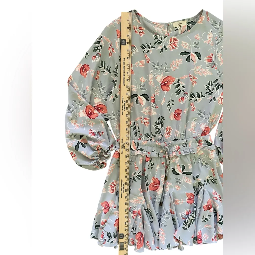 entro Women’s Floral Dress Size Large Flowy Smocked Office Teacher Career - Image 3