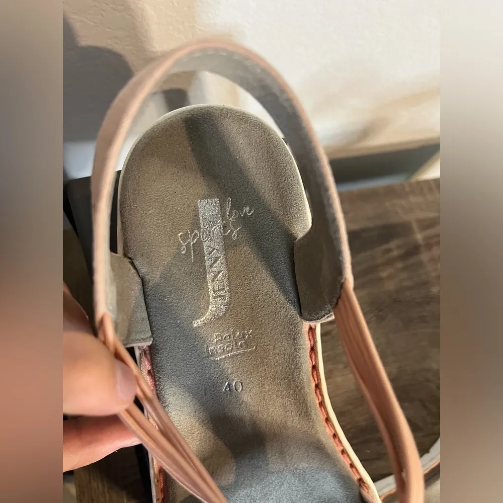 Jenny Damen Korsika-Sport Relax Sole Active Cushioned Velcro Bling Sandals Sz 9 - Image 11