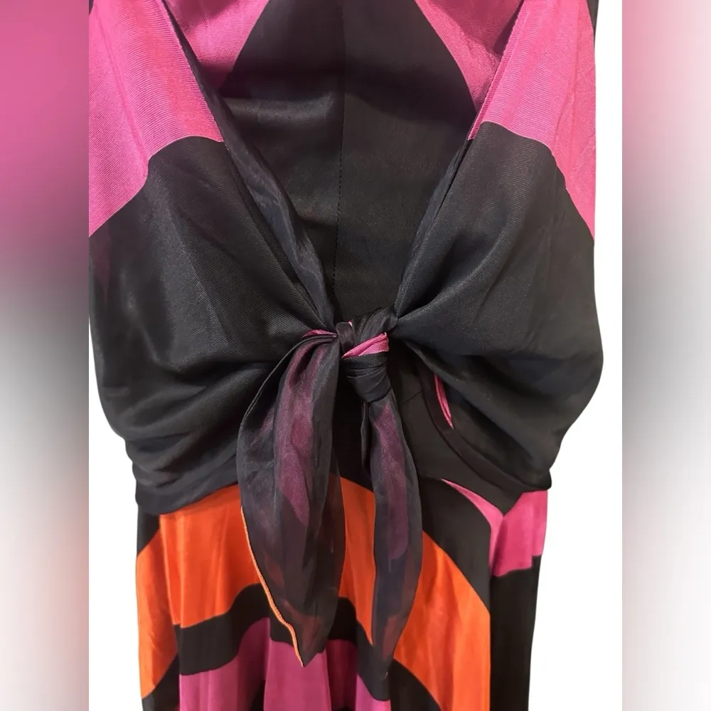 Balenciaga by Nicolas Ghesquière Graphic Knot Flared Dress Fall 2007 Collection - Image 6