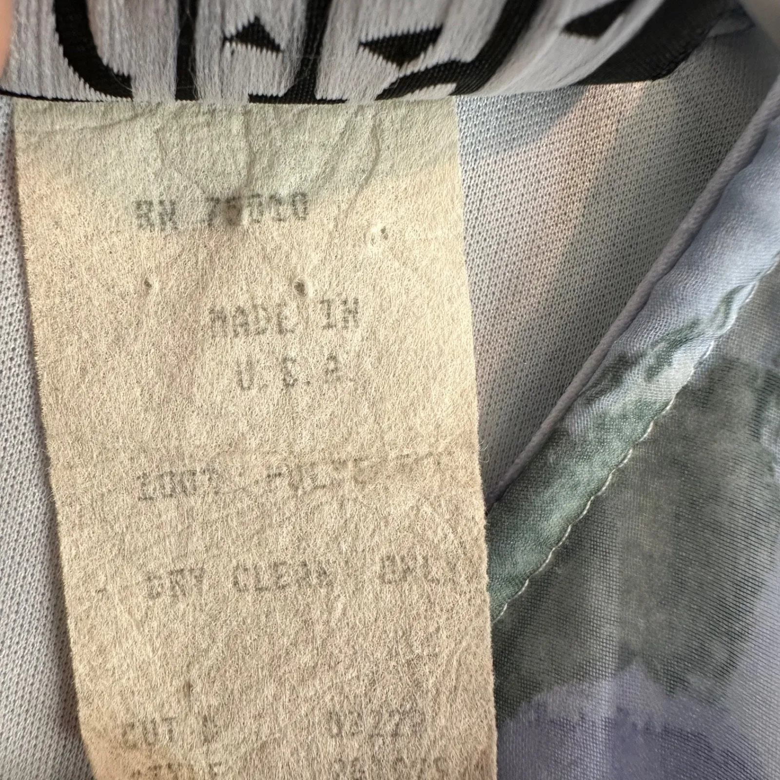 Vintage 90's City Triangles Blue Floral Maxi Dress Women's Medium Sleeveless - Image 5