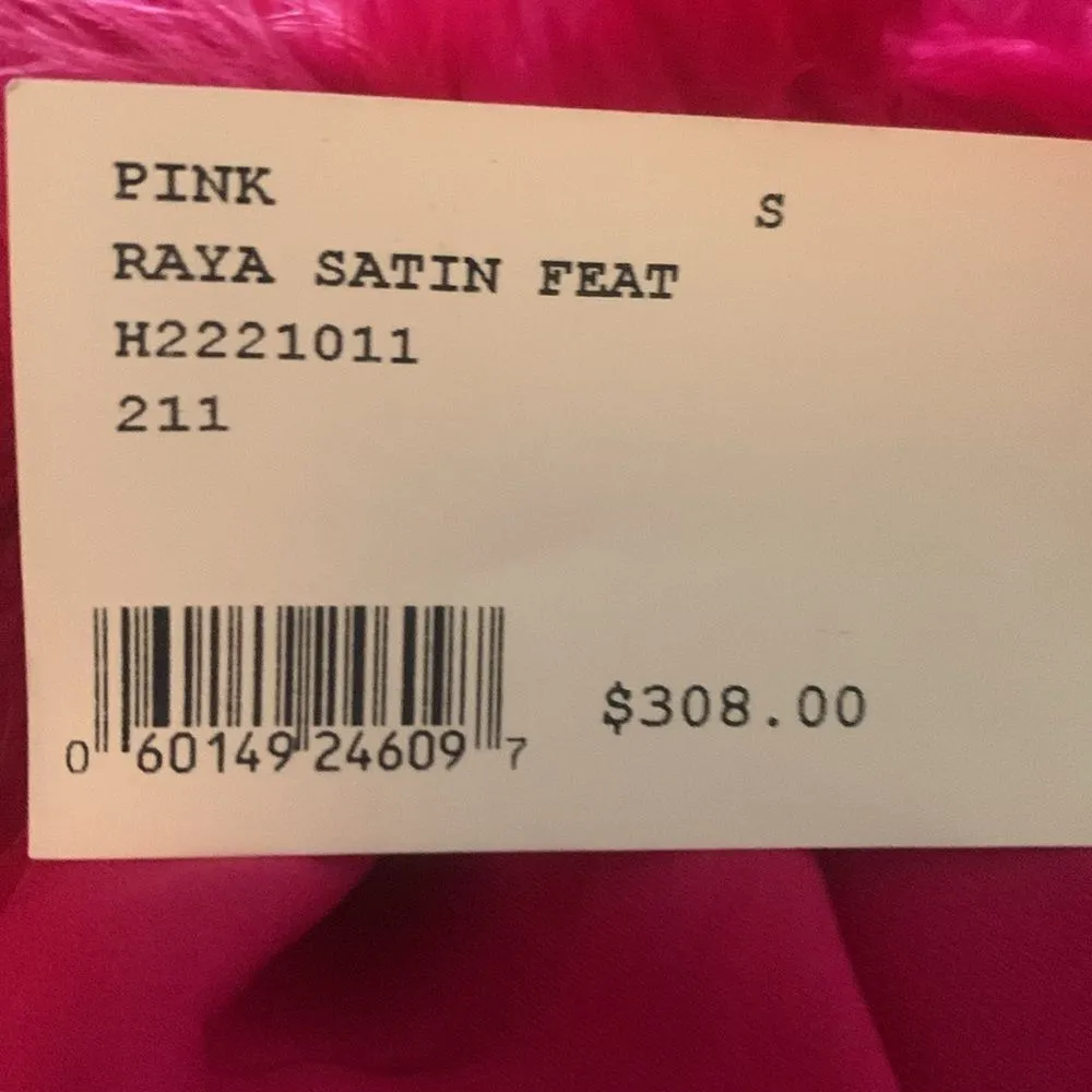 Saylor  NEW feather strapless Raya jumpsuit - Image 9