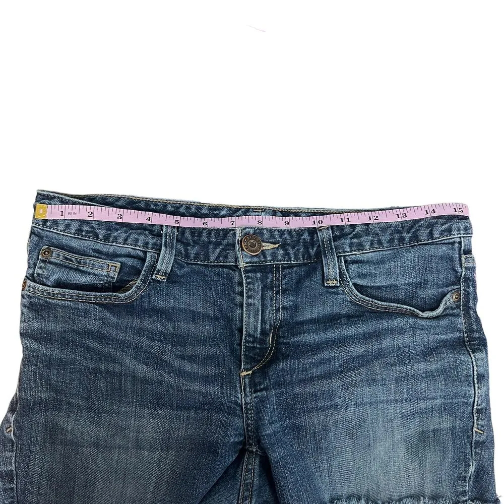 Eddie Bauer Women's Low Rise Denim/Jean Shorts Size 8 Breathable Stretch - Image 6