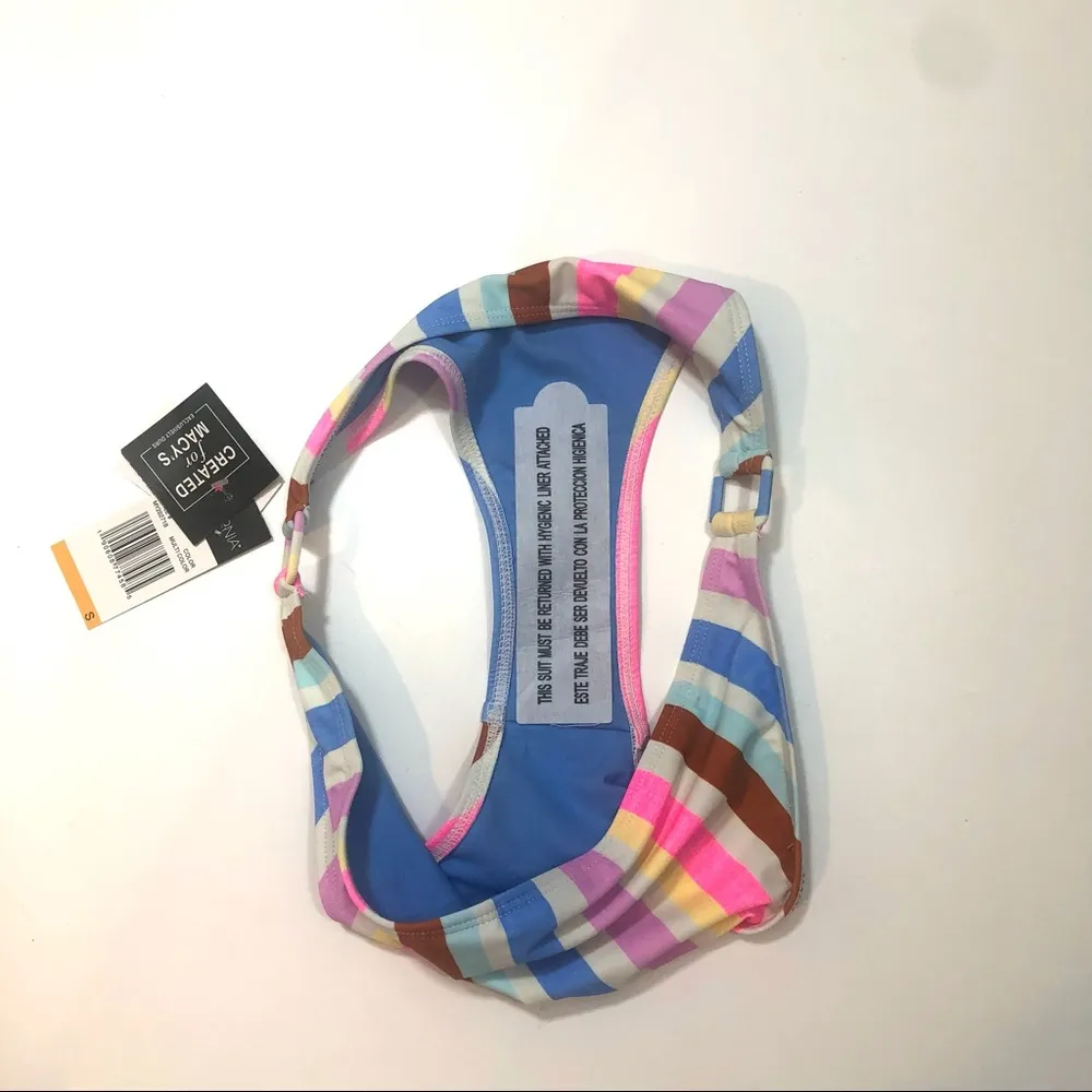 California Waves Stripe Hipster Bikini Swim Bottom - Image 5