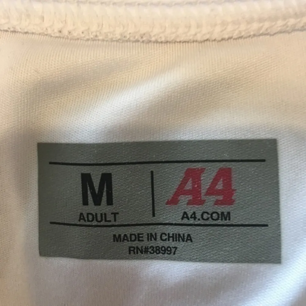 Unisex size medium lifeguard shirt White - Image 5