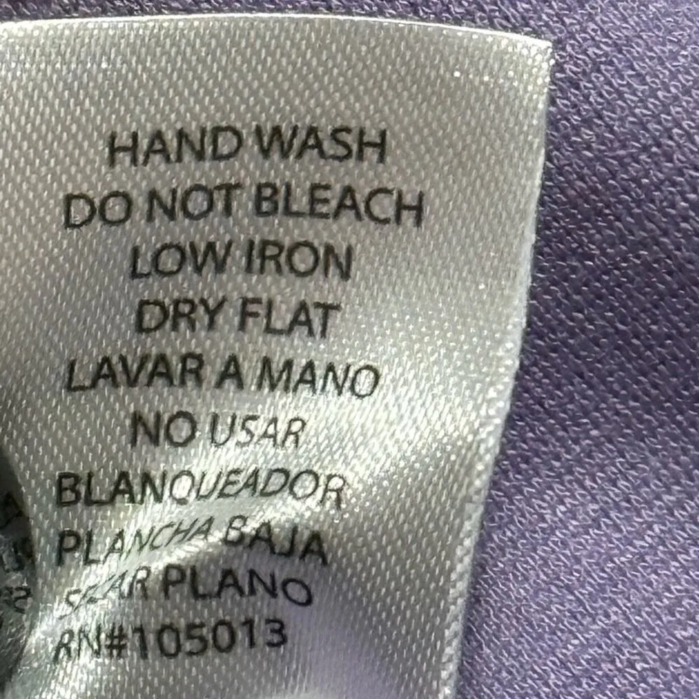 Dear Scarlett small lavender 3/4 blazer ruched sleeves side pockets slim fit NWT Purple - Image 7