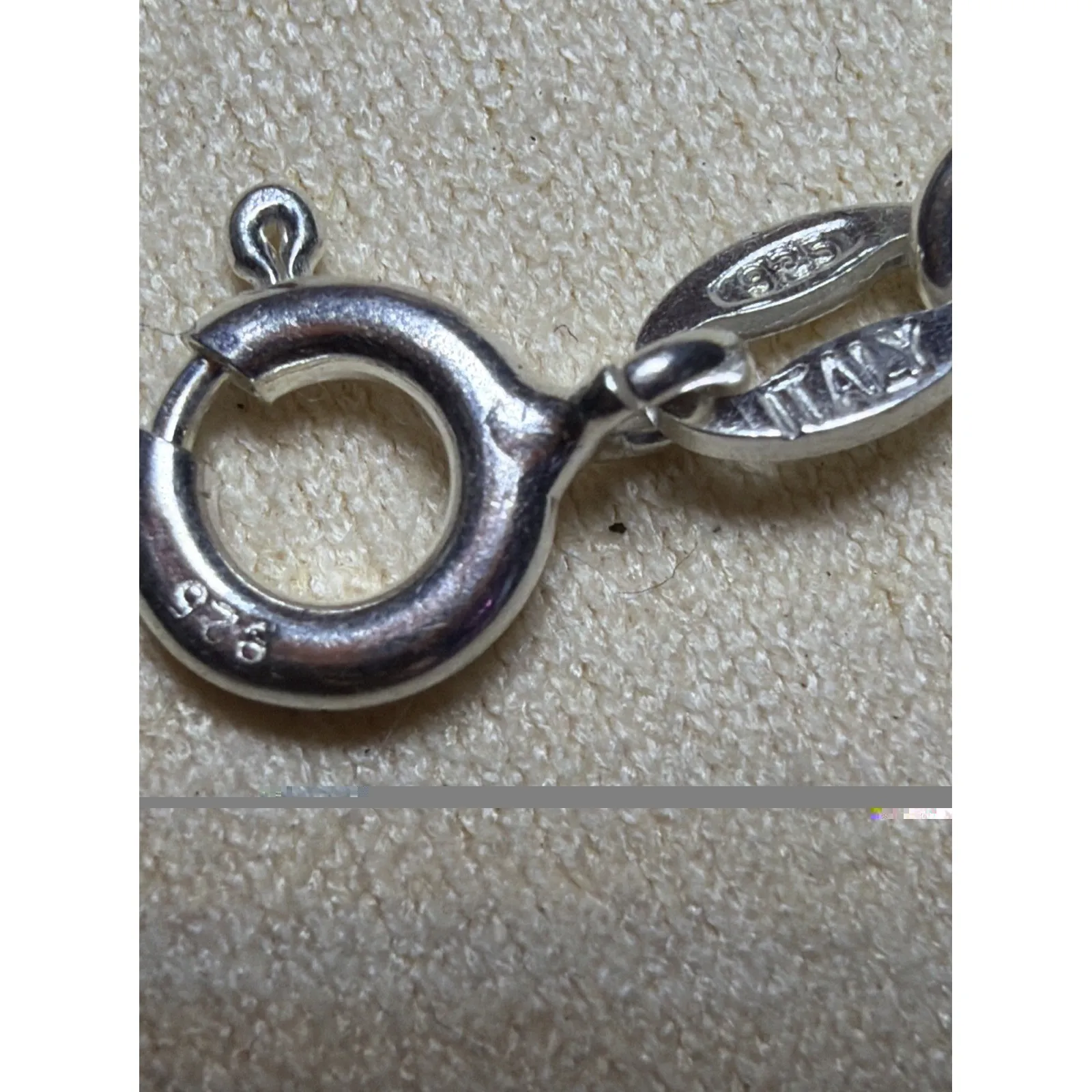 Amethyst and Diamond 10k Gold And 925 Pendant With 20" 925 Paper Clip Necklace Purple - Image 6