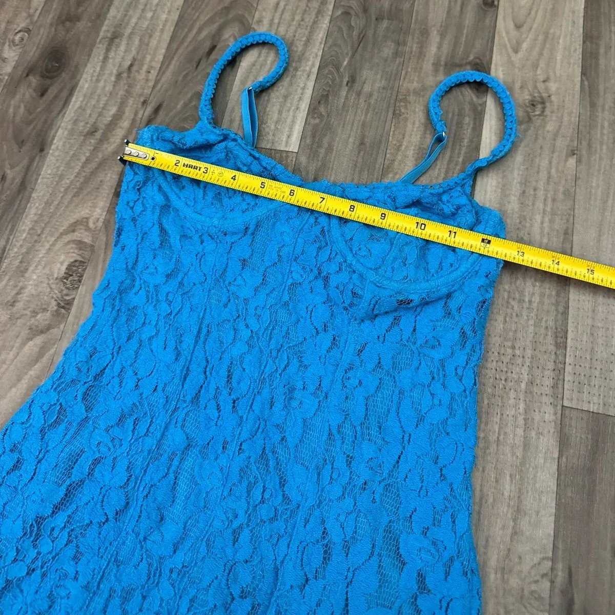 Urban Outfitters Adelaide blue lace Bustier corset Mini Dress - Image 4