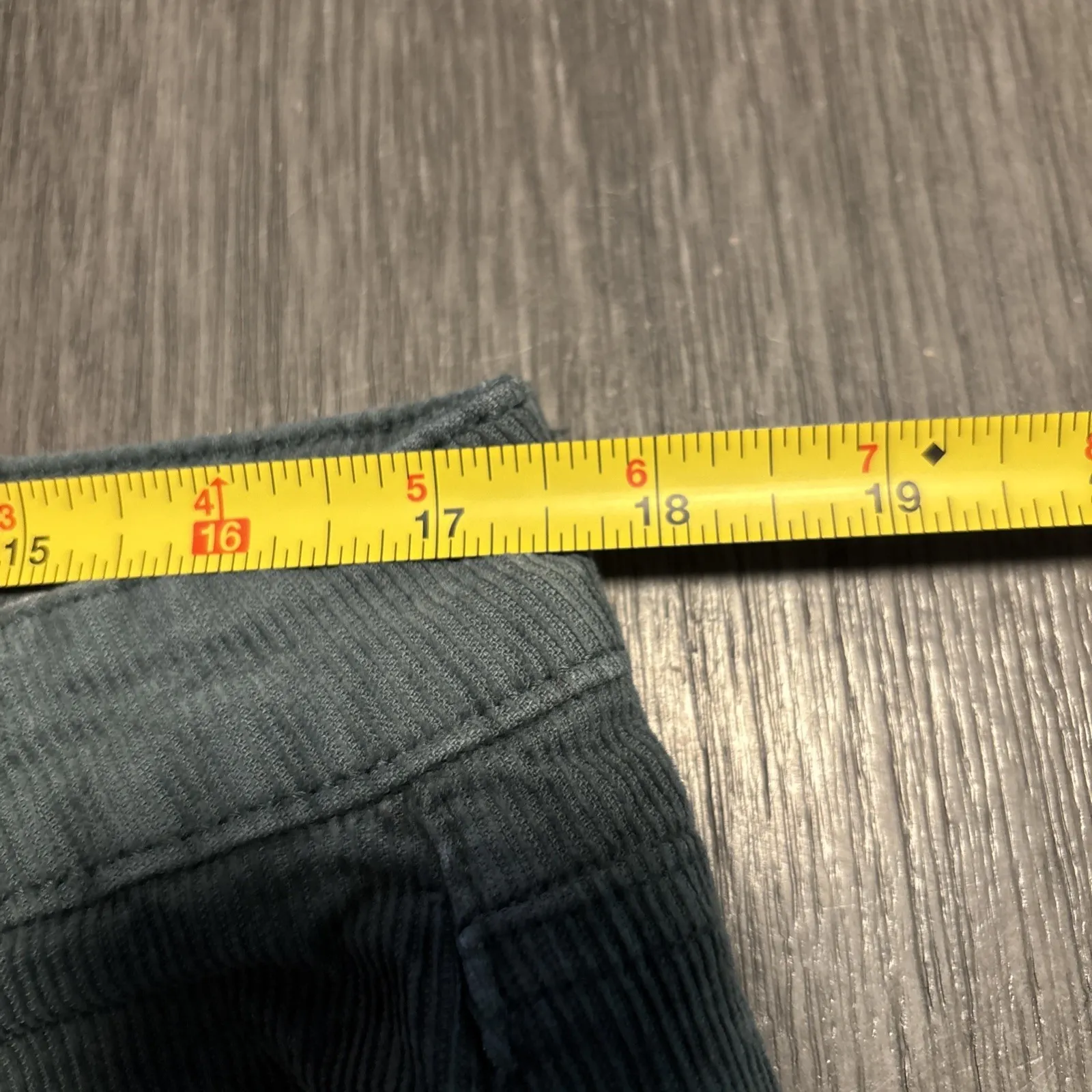 American Eagle Jeans Womens 16Green Corduroy Jeans Fall Stretch Pants Cozy Cabin - Image 5