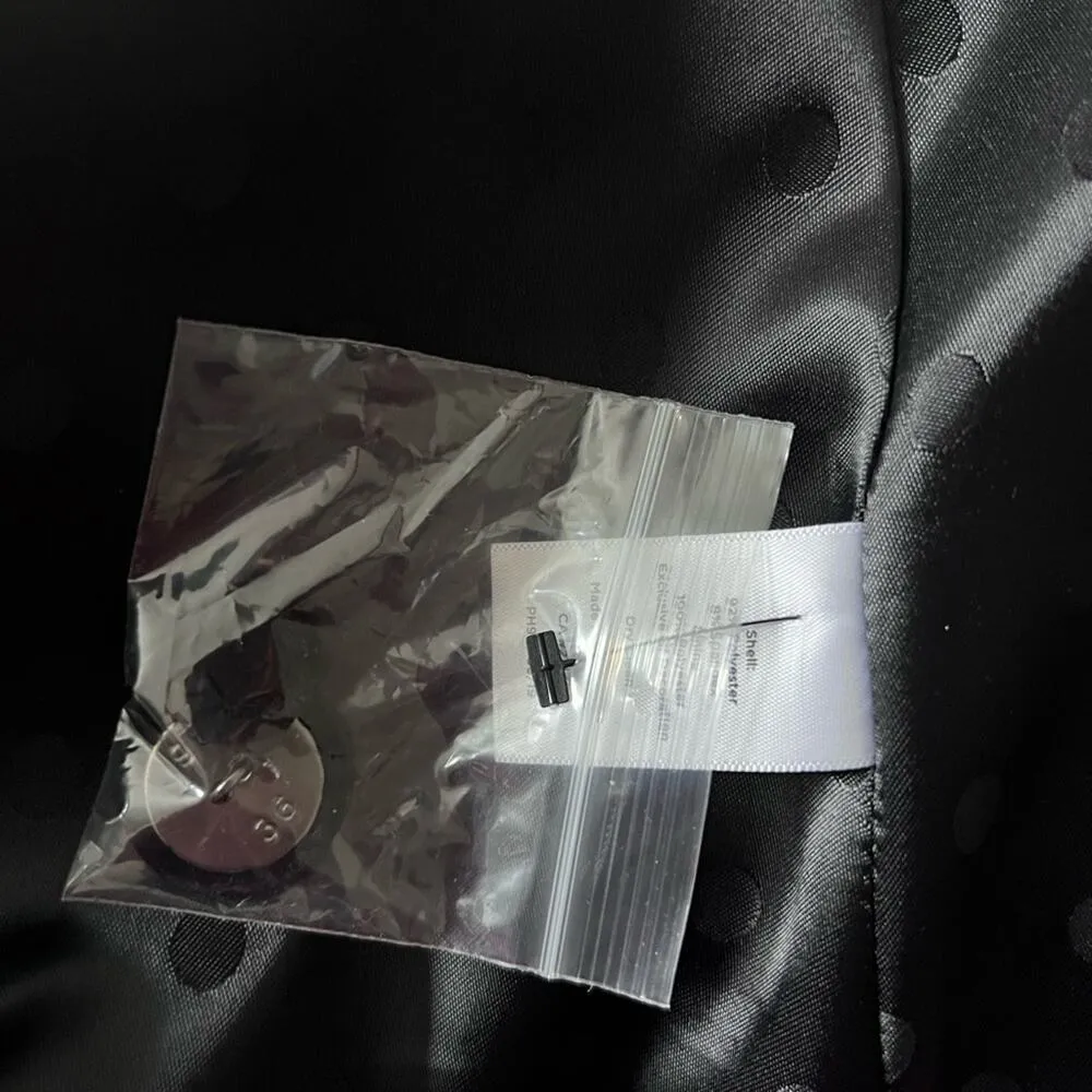 Talbots Stretch Crepe Velvet Trim Blazer NWT 8 Black Career Dressy Formal - Image 7