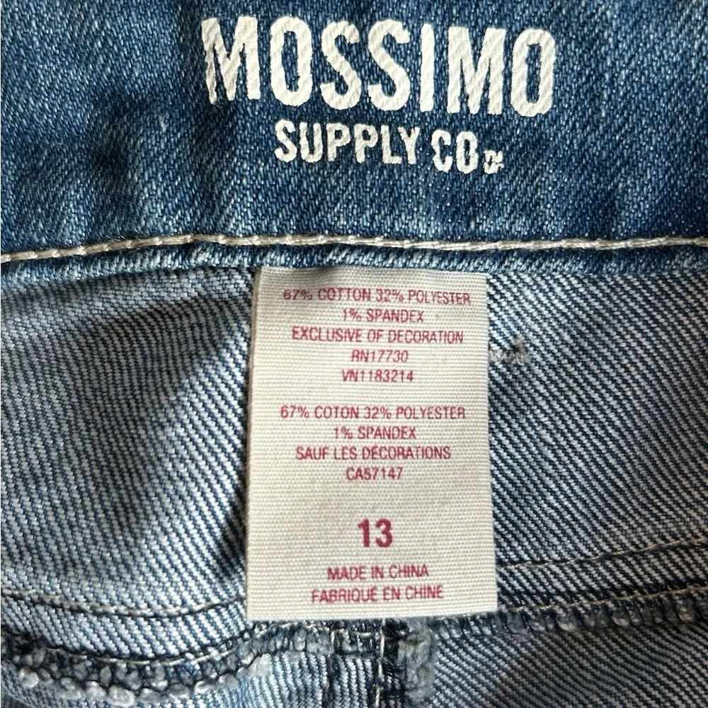 Mossimo Supply Co Blue Denim Jeans Women’s Size 13 - Image 3