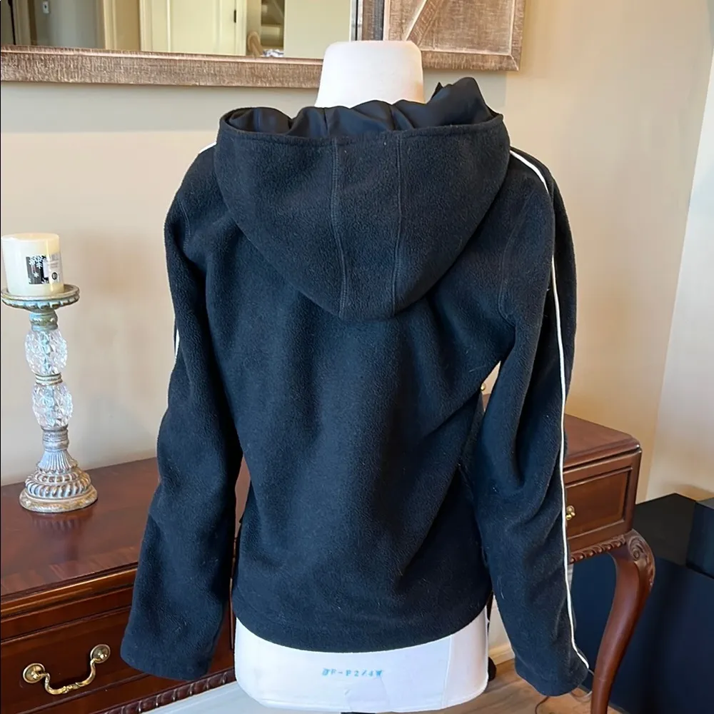 Banana Republic Black Hooded Jacket - Image 5