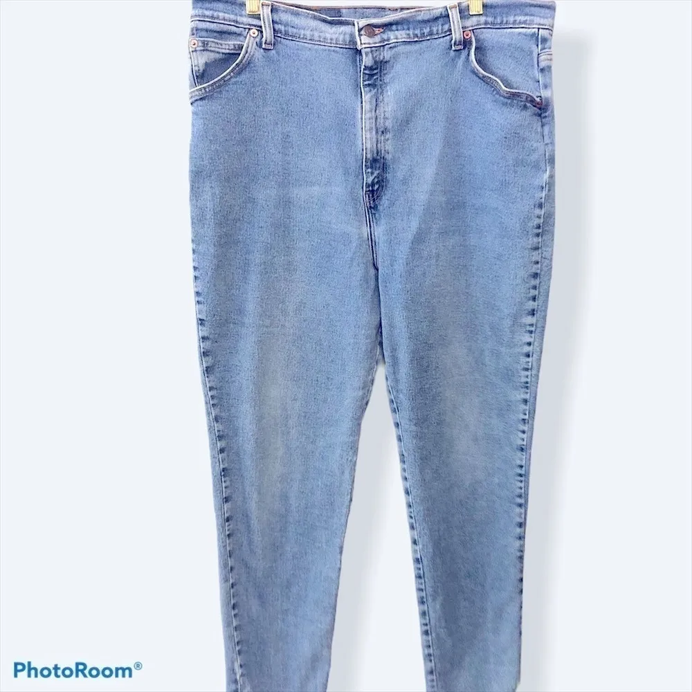 LEVI’S 922 Orange tab 1996 tapered leg high waisted 20W Med, light, Vintage - Image 2