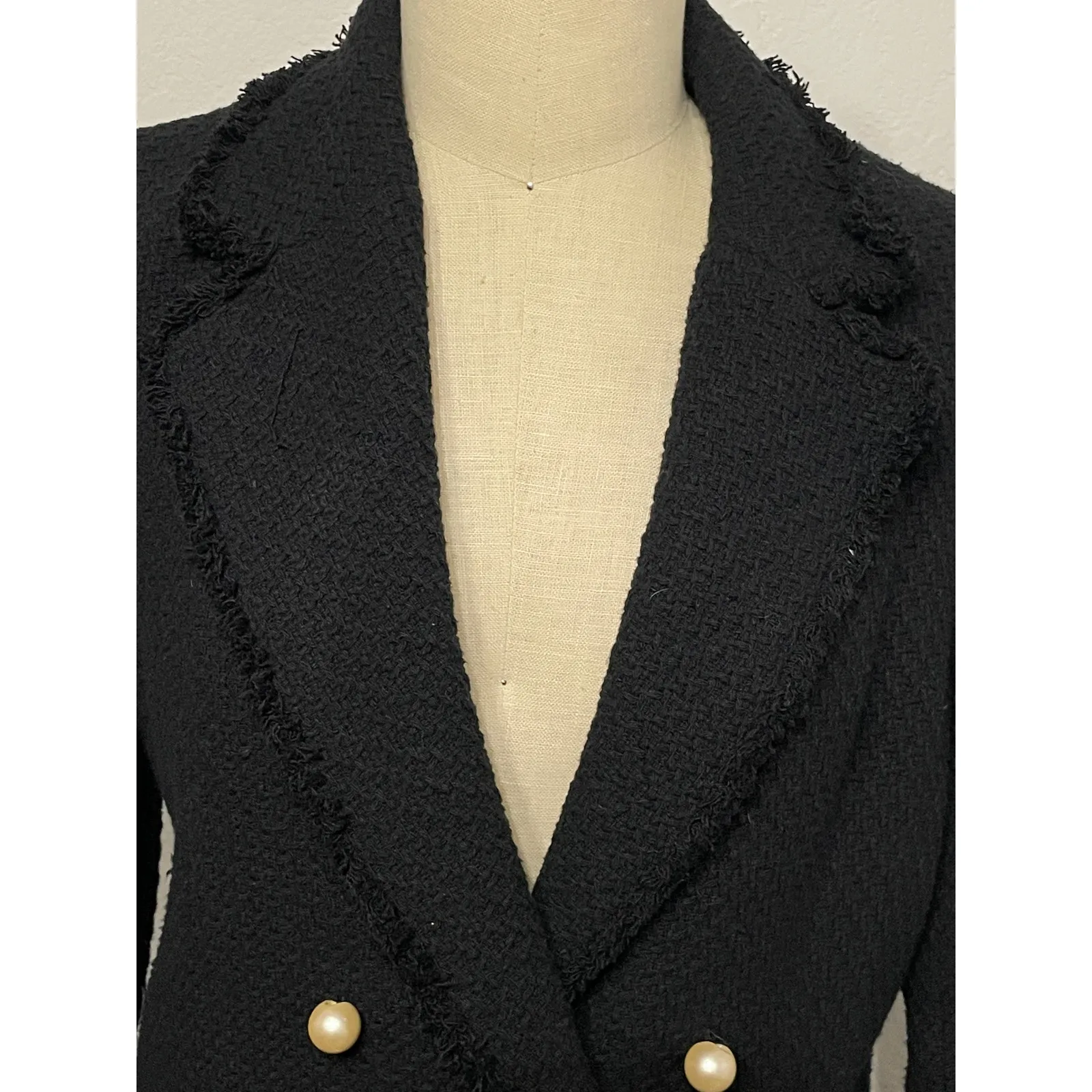 MNG Mango Black Tweed Pearl - Image 7