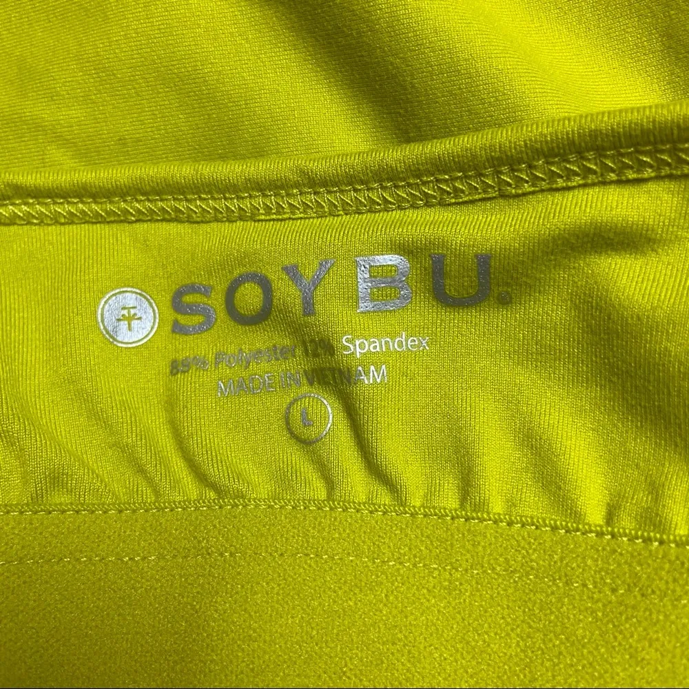 Soybu Soirée Crossover Mesh Back Tank Top. Size Large. EUC - Image 8