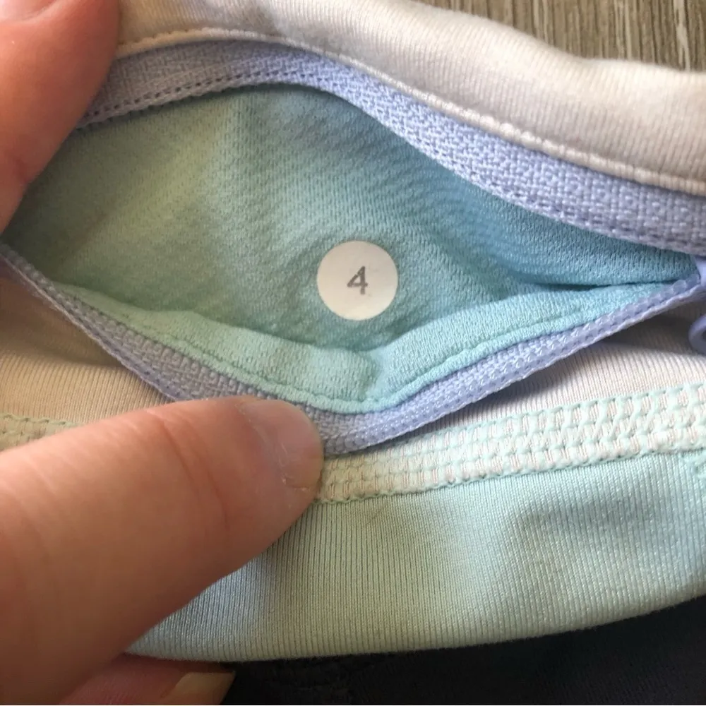 Lululemon blue Cropped Capri Legging size 4 - Image 7