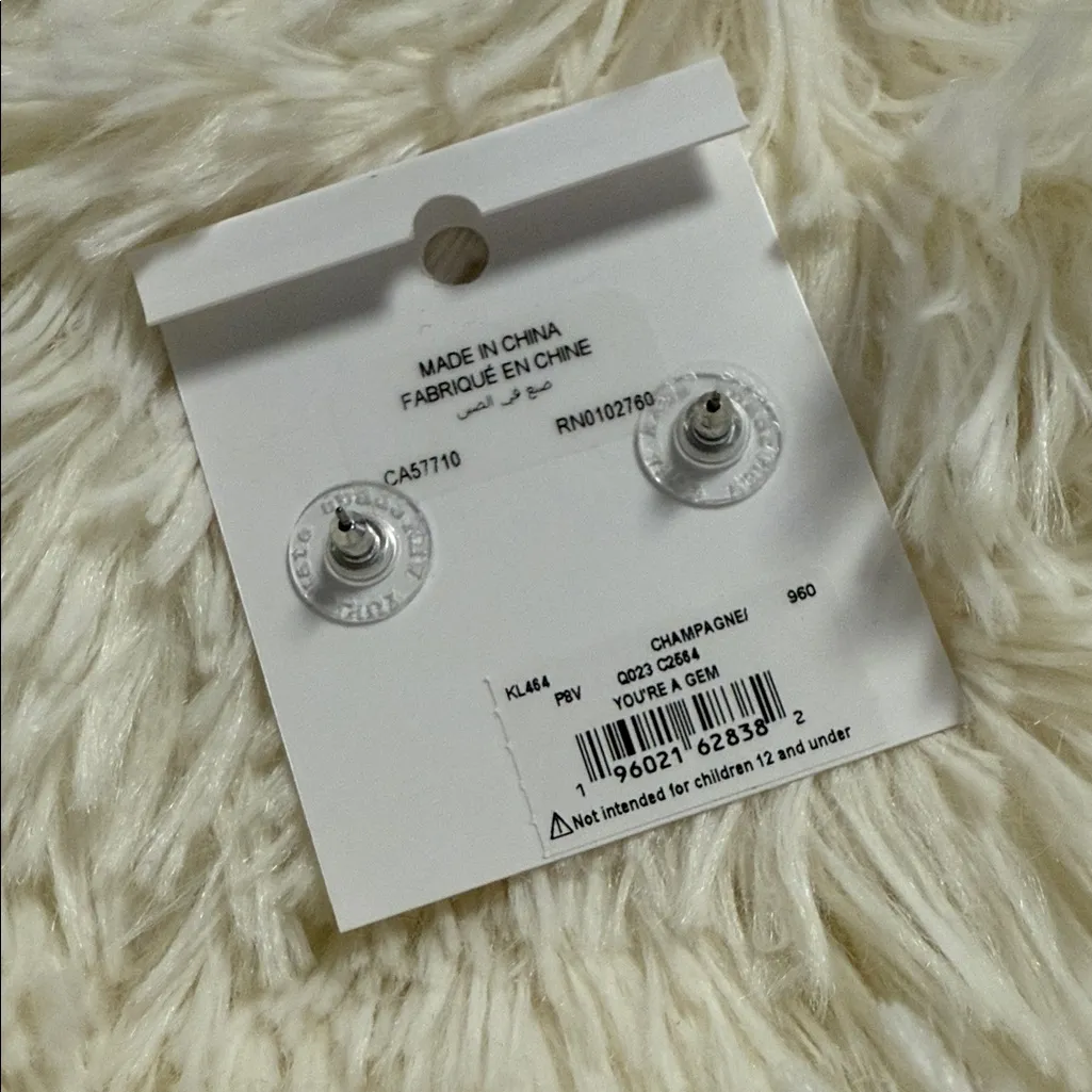 Kate Spade You’re a Gem Triangle Earrings - Image 4