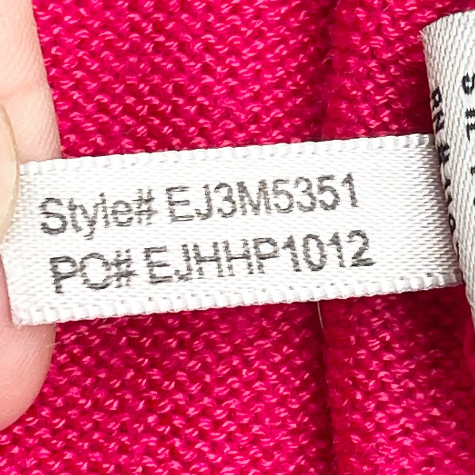 Eliza‎ J Sweater Dress Womens Medium Ribbed Dopamine Preppy Minimalist Girly - Image 9