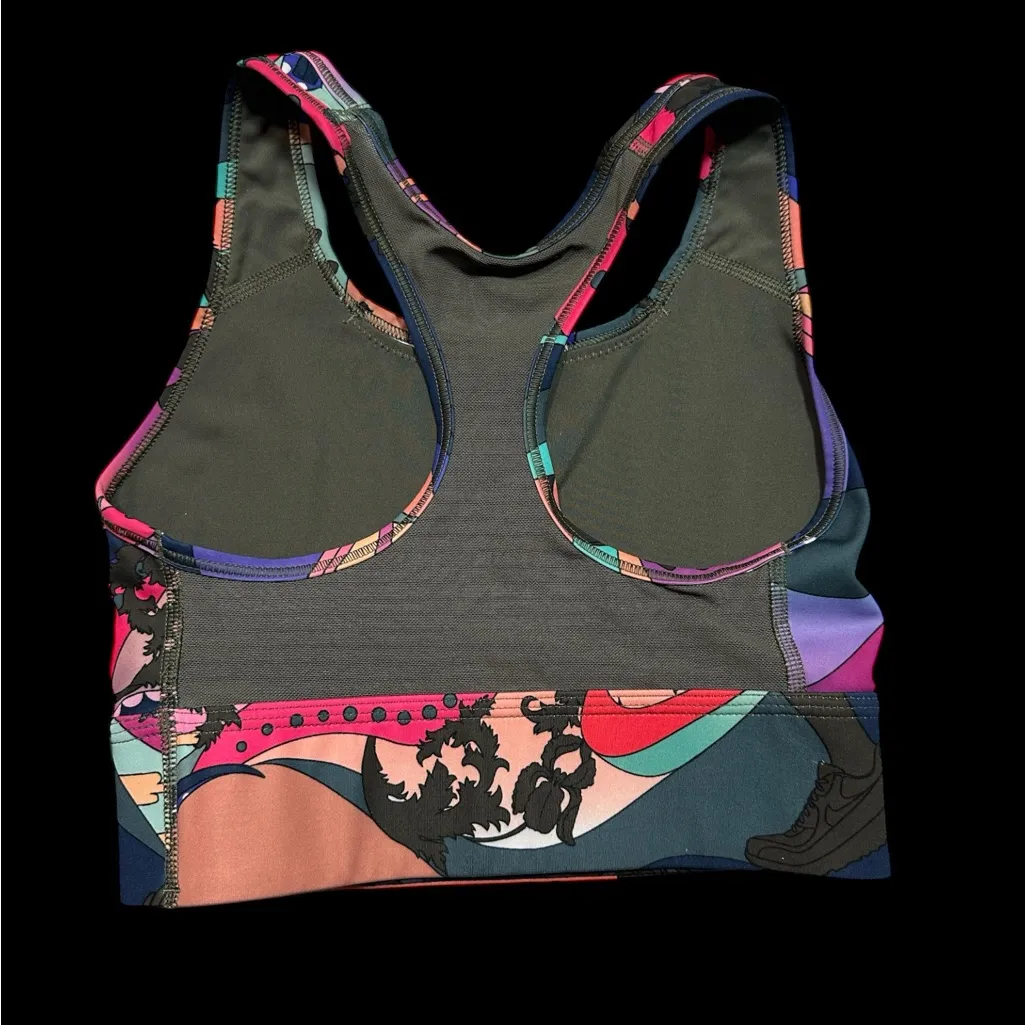 Nike Women's Vibrant Patterned Swim Top - Image 4