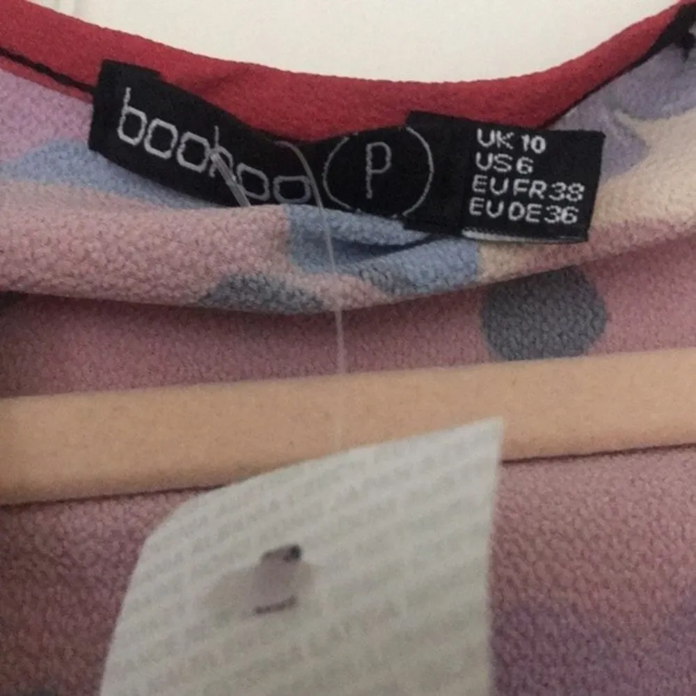 Boohoo Petite  Colorful long sleeve blouse - Image 2