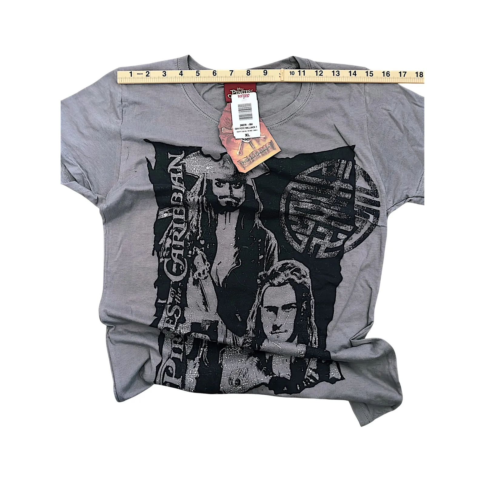 Hot Topic Pirates of the Caribbean Will Turner Jack Sparrow Graphic T Shirt XL - Image 7