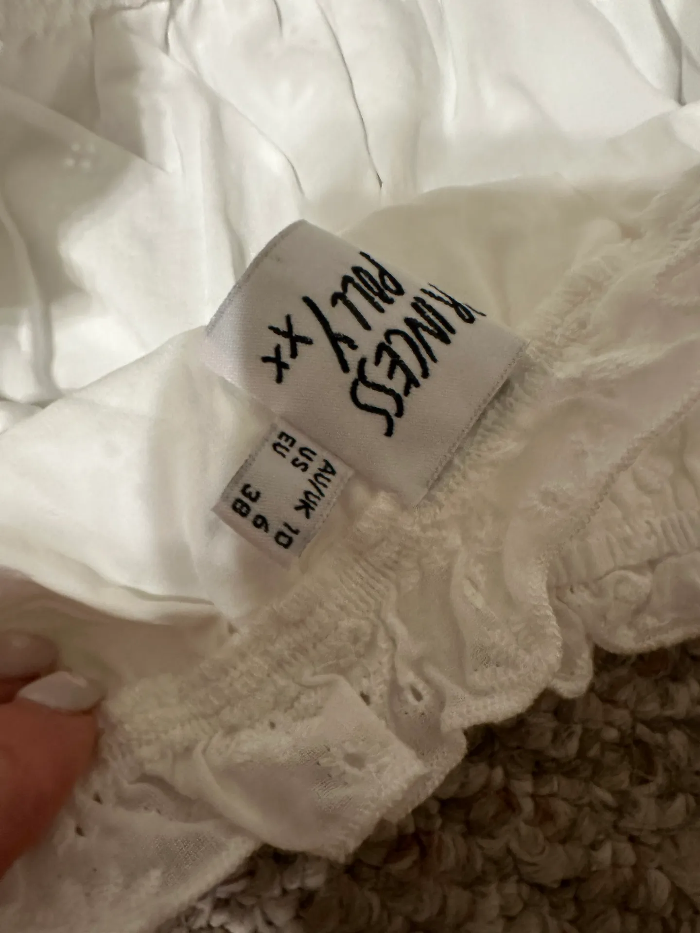 White Crop Top - Image 3