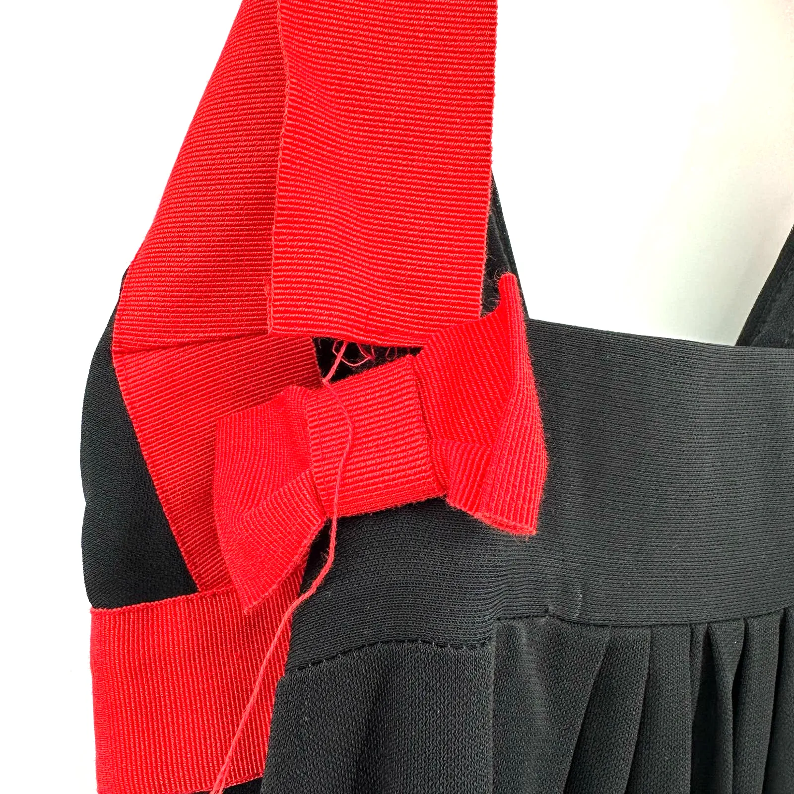 Karen‎ Brost size small sleeveless dress black red new with tags bow detail - Image 5