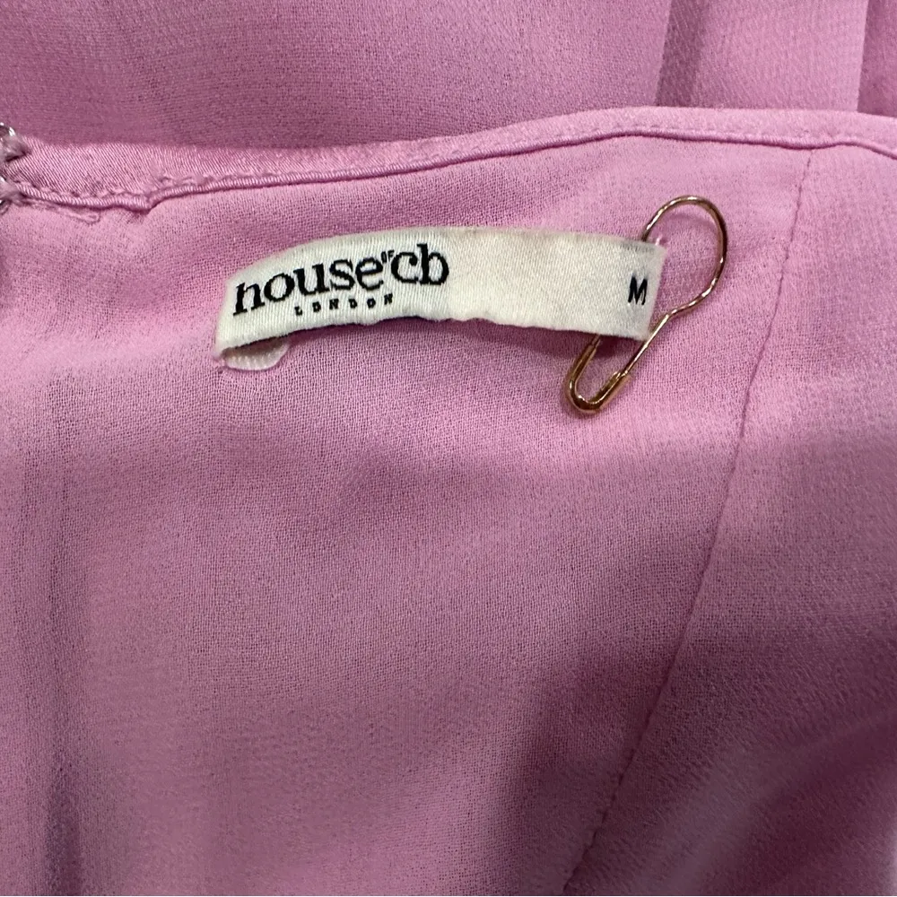 House of CB Loren Pink Maxi Dress Medium M (A/B Cup) STORE MODEL - Image 8