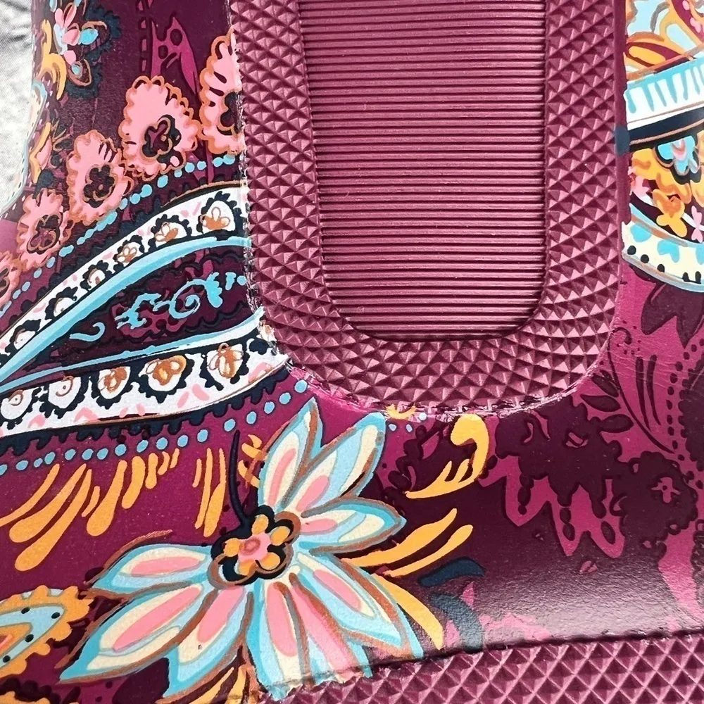 Every Wear Womens Waterproof Rain Boots Paisley Jamboree Size 7 - Image 9