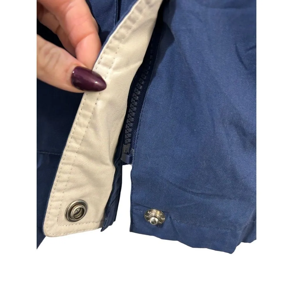 St. Johns Bay Parka Jacket Womens Size XL Full Zip Parka Blue Winter Warm - Image 4
