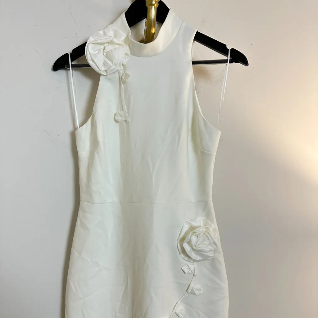 LIKELY Doiran Halterneck Column Gown in White Size US 2 - Image 3