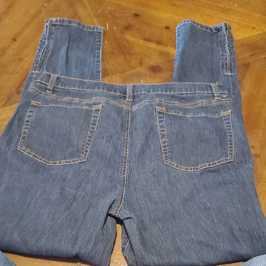 metrostyle Dark Blue Women Jeans Size 14 - Image 3