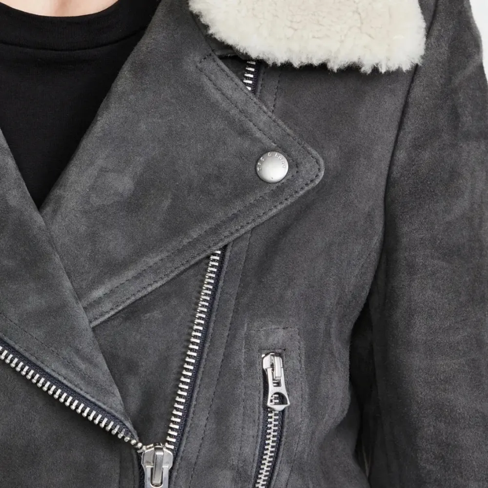 NWT RAG & BONE Mack Suede Jacket - Image 9