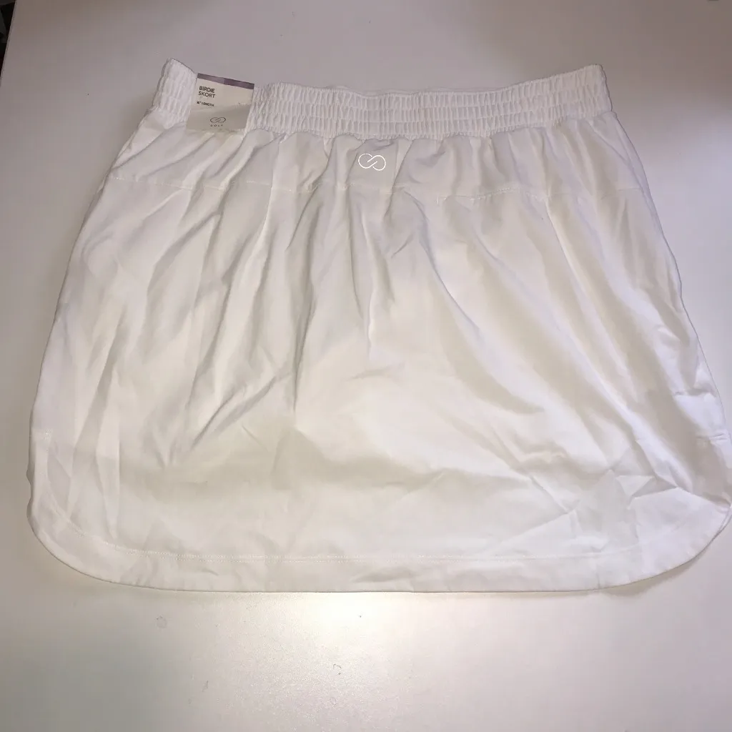 Calia Women's 16" Birdie Golf Skort in Pure White Size M - Image 2