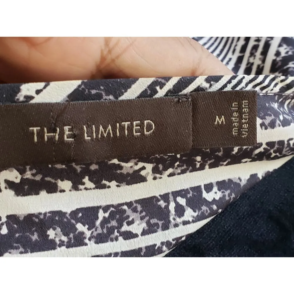 The Limited Sheath Dress Womens M Multi Striped Boat Neck Sleeveless Knee Length - Image 2