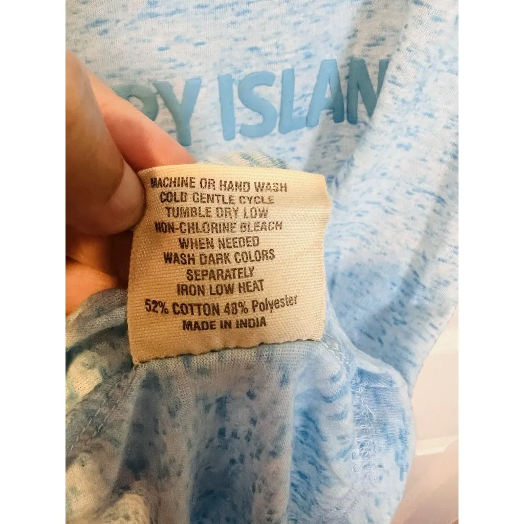 Treasure Cove Aruba Tank Top Size 2XL (slim Fit) Blue Vacation Travel NWT - Image 5