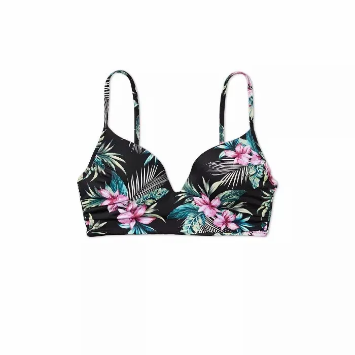Shade & Shore Floral Bikini Top size 38DD - Image 2