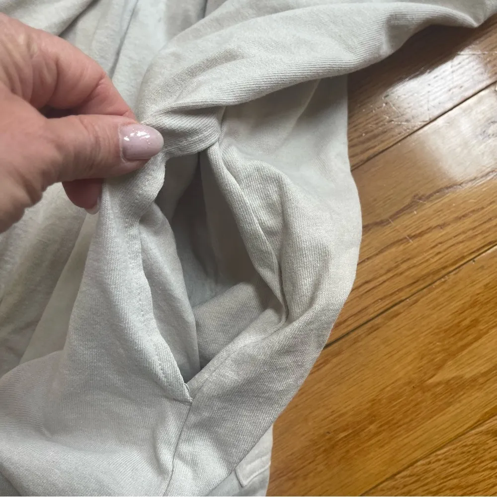 Free People Beach Nichola Romper Shorts dress jumpsuit cotton summer stone Sz M - Image 11