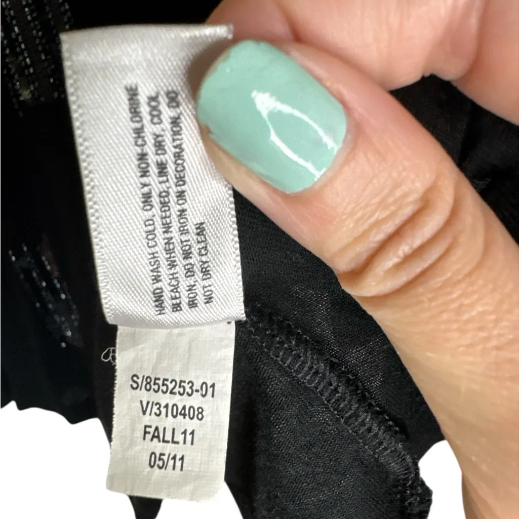 GAP Black Tank Top with Bead Detail - Image 6