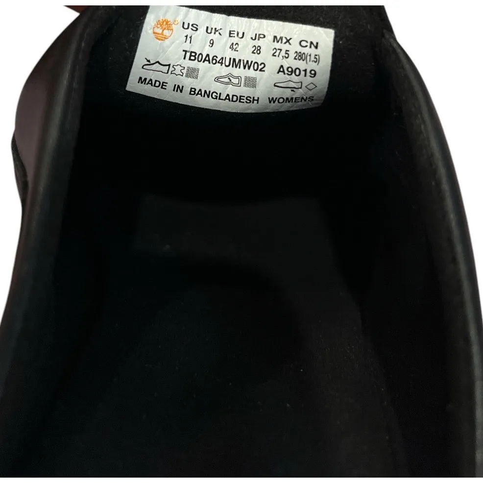 Timberland Allington Heights Clog Women's 11 Shoes Black Leather‎ Slip On Casual - Image 5