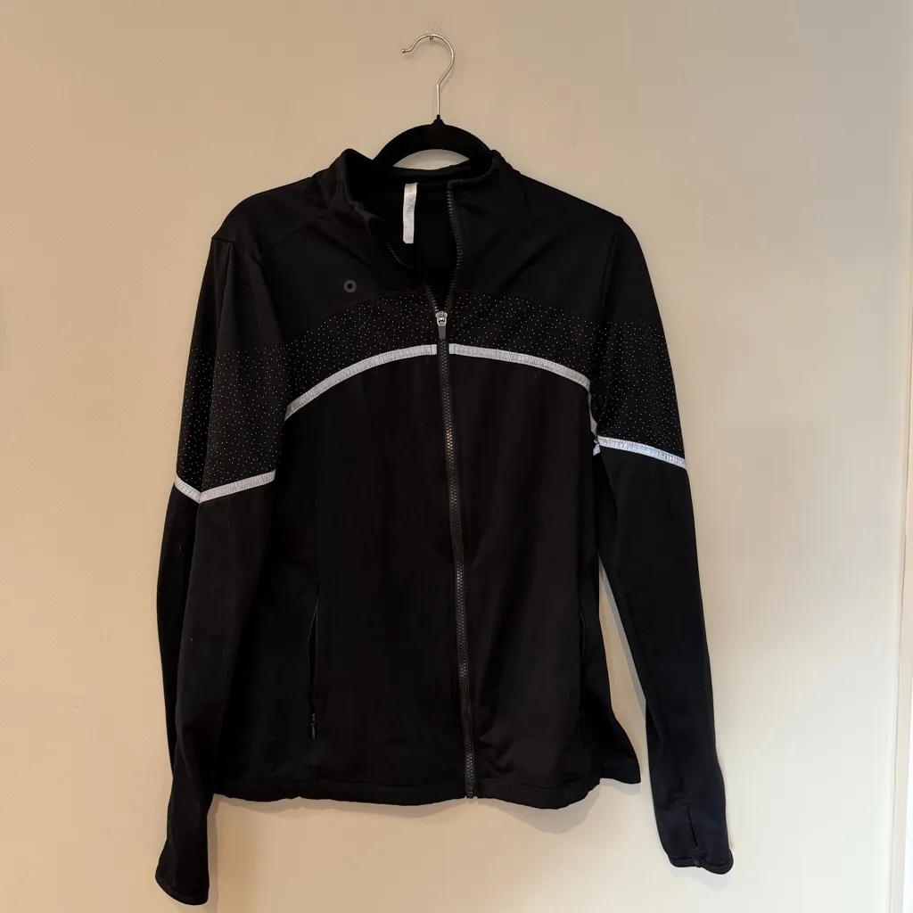 Fabletics Black Moira Zip Up Jacket - Image 2