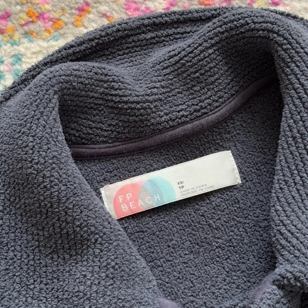 Free People Beach Ride Pr Die Navy Long Sleeves Jumper Jumpsuit Women’s Size XS - Image 10