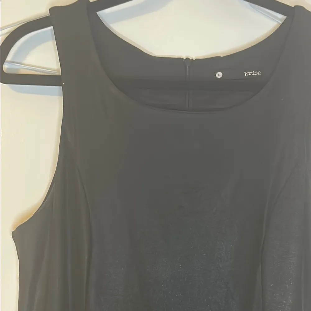 REVOLVE Krisa Black Midi Dress - Image 6