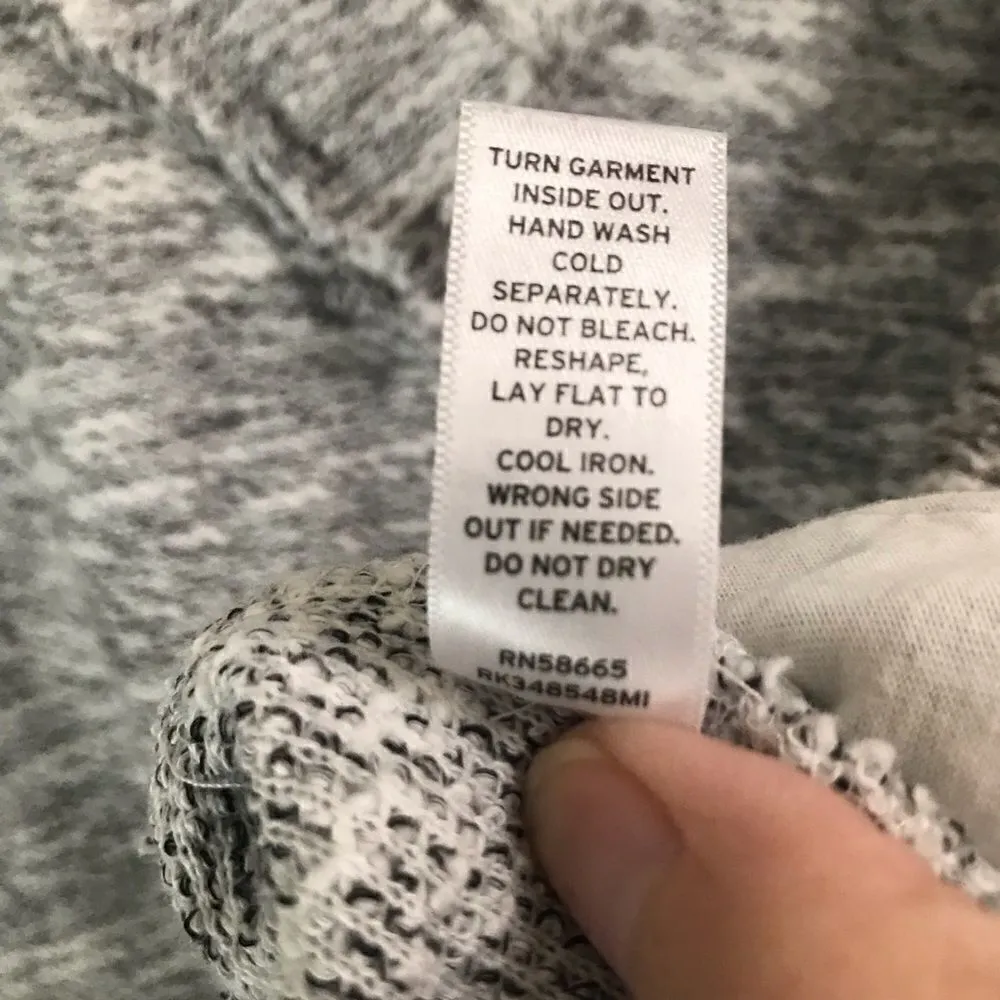 14th & Union gray V-neck tunic sweater XL - Image 6