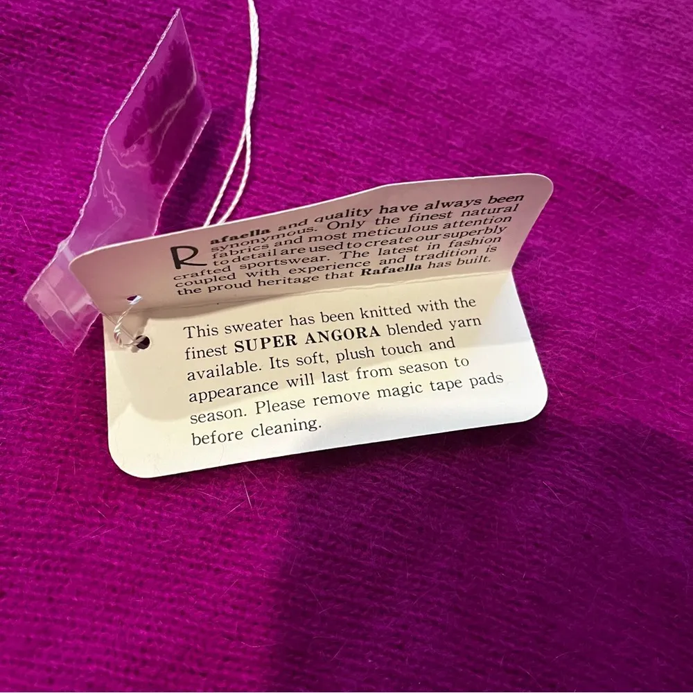 NWT, Rafaella Y2K Angora Blend Dolman Sleeve Mock Turtleneck Sweater, Sz M - Image 14