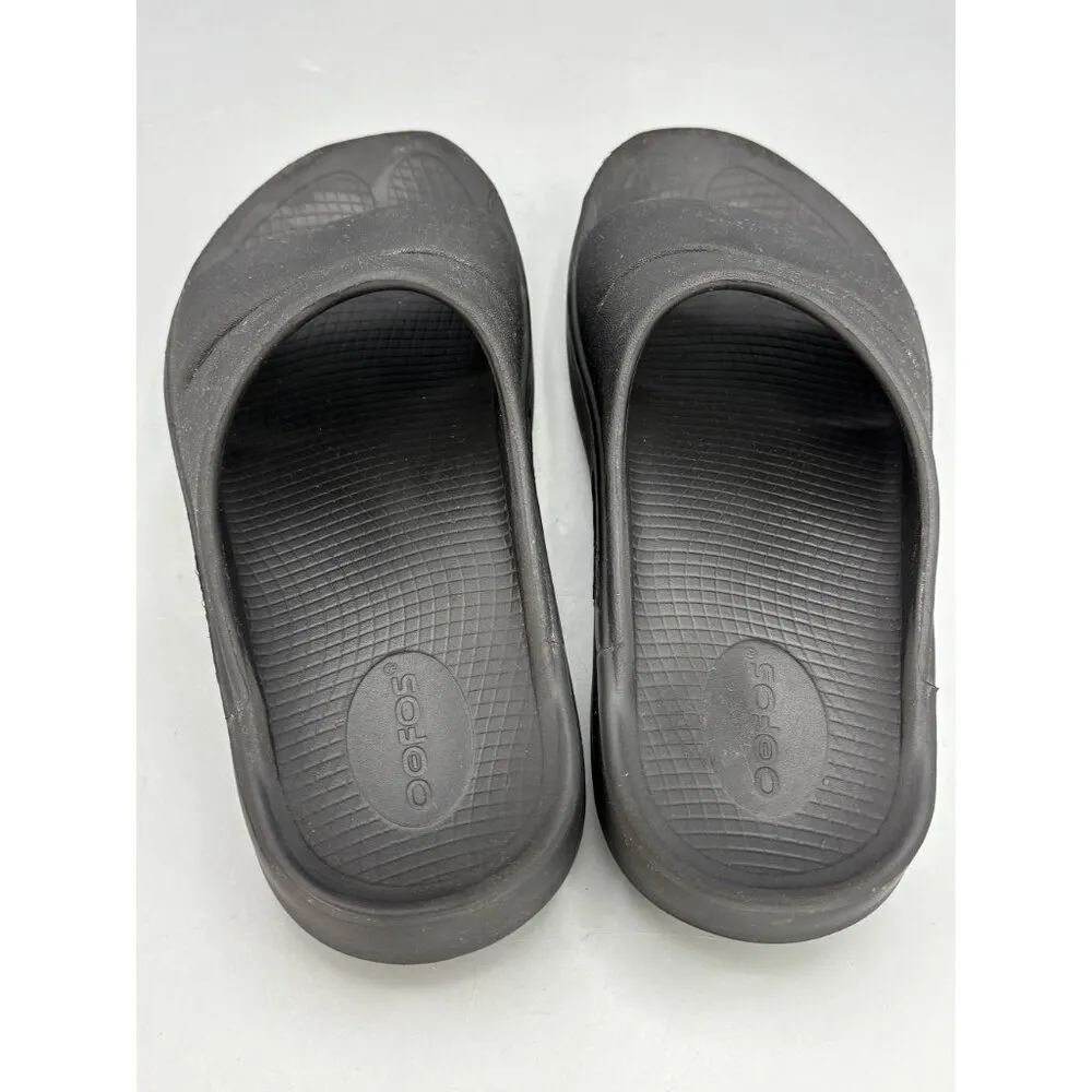 Oofos Ooriginal Slide Sandals Black M6 W8 Recovery Footwear Size undefined - Image 4