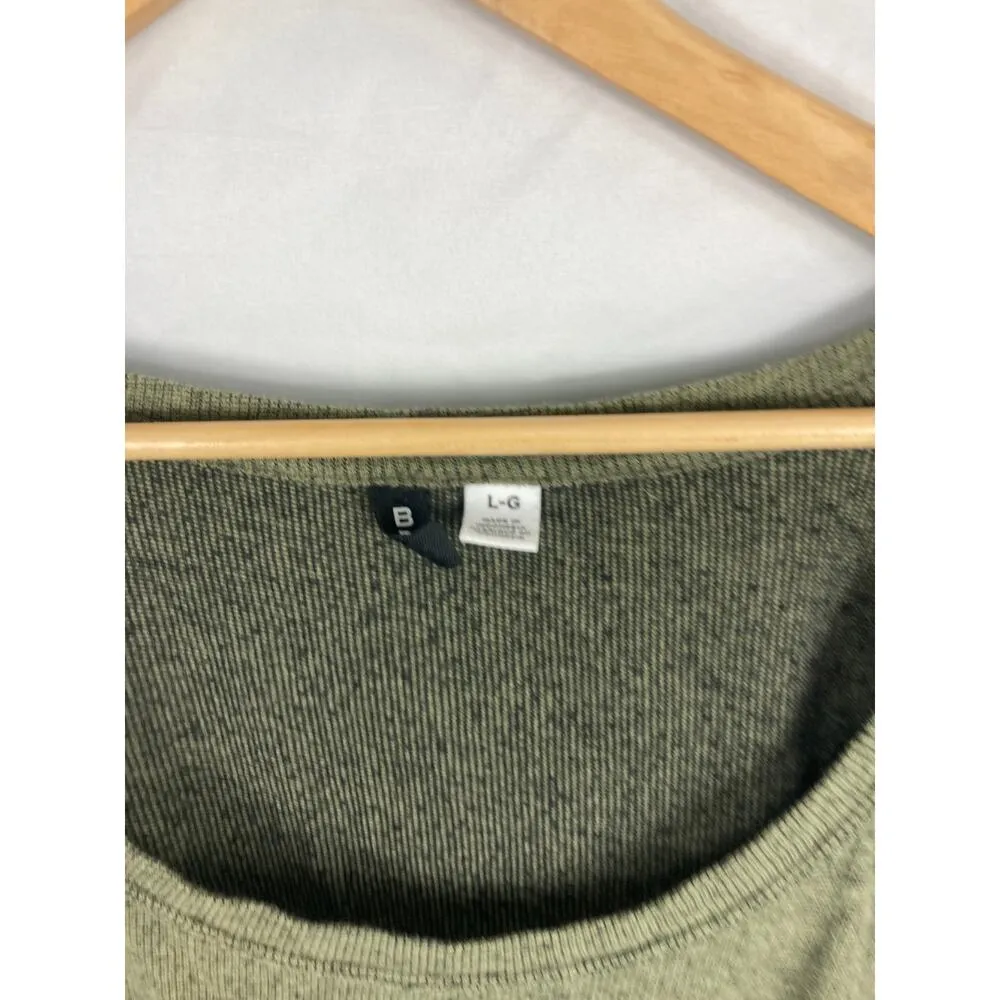 BDG Urban Outfitters Green Knit Long Sleeve Top size Large - Image 5