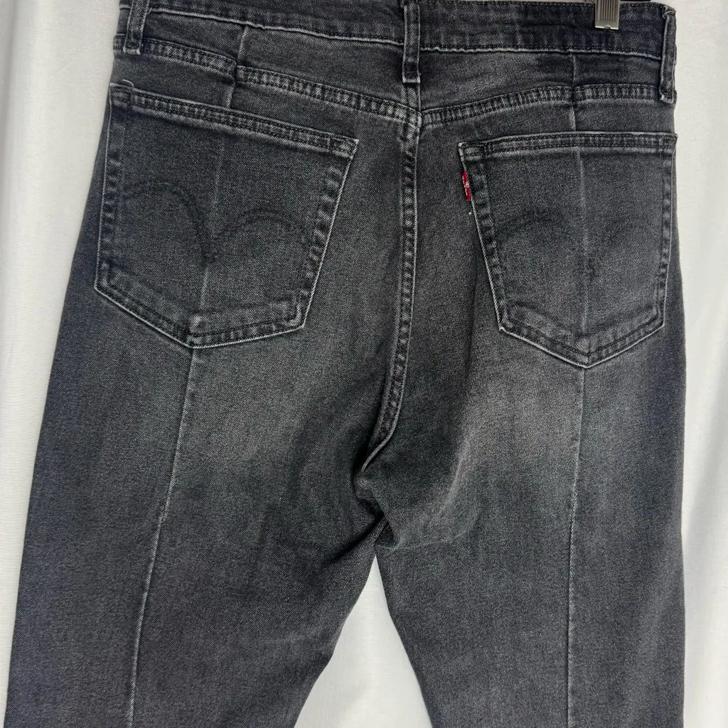 Levi's Altered 721 High Rise Skinny Jeans Up in Smoke Women's Gray Jeans - Image 11